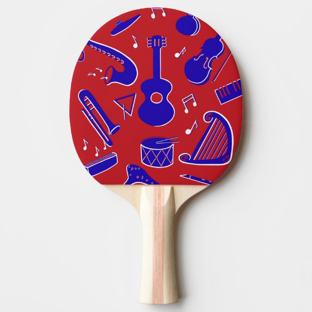 Musikinstrument Pingisracket (Framsidan)