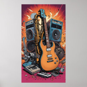 Musikinstrument Poster