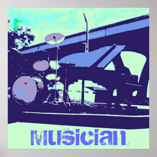 Musikinstrument Poster (Framsidan)