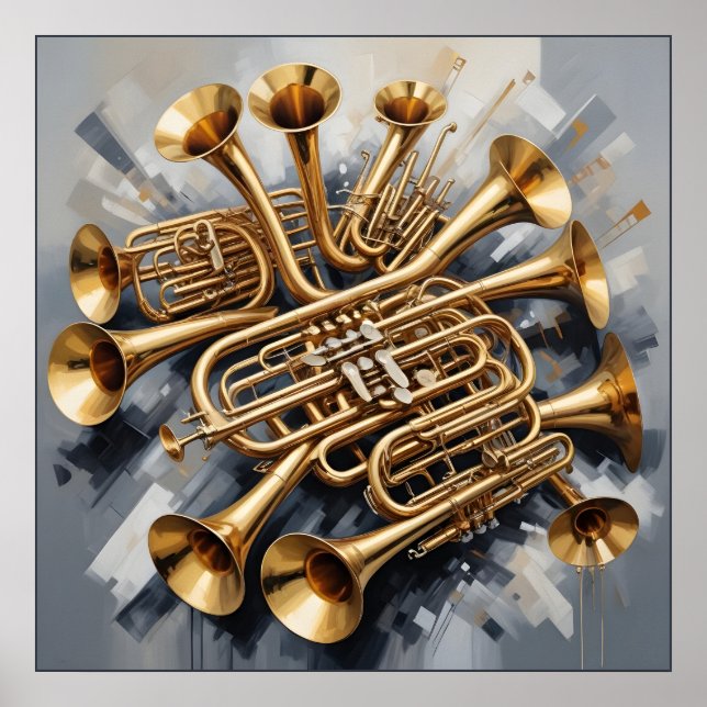 Musikinstrument Poster (Framsidan)