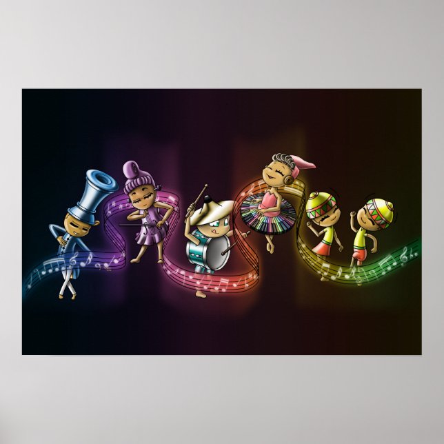 Musikinstrument Poster (Framsidan)