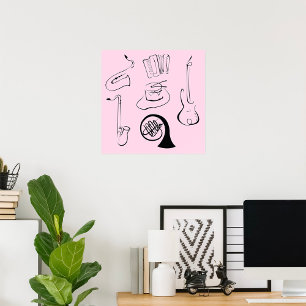 Musikinstrument Poster