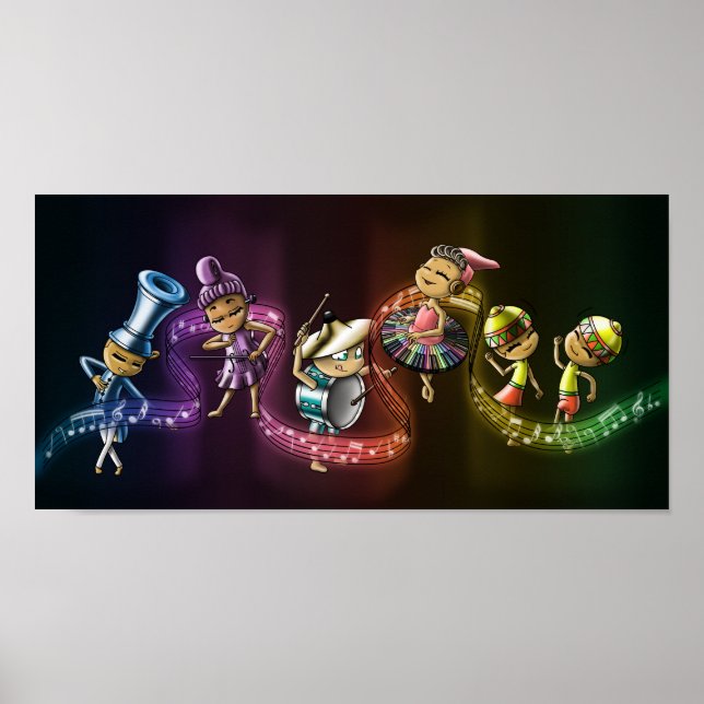 Musikinstrument Poster (Framsidan)