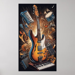 Musikinstrument Poster