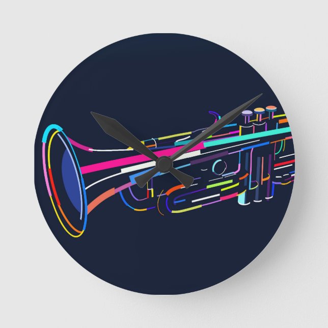 Musikinstrument Rund Klocka (Framsida)