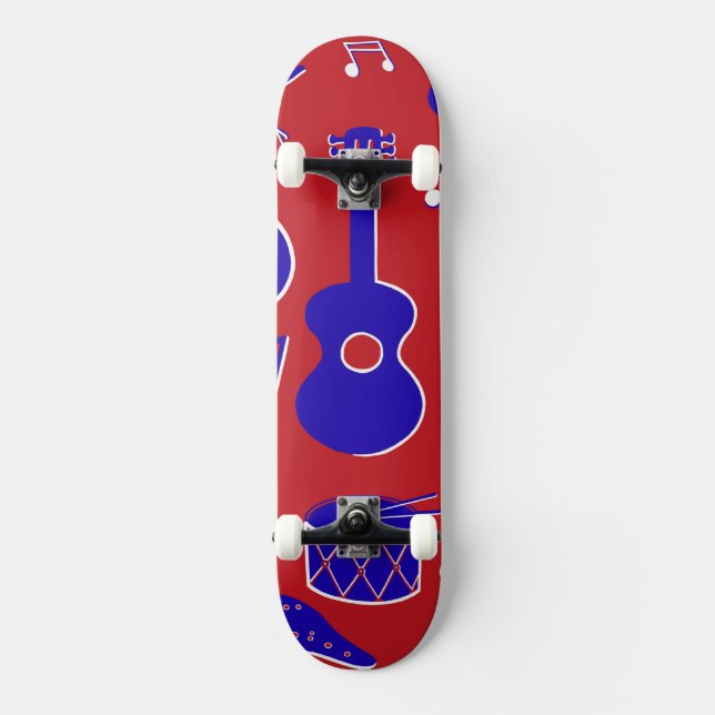 Musikinstrument Skateboard Bräda 20,5 Cm (Framsida)