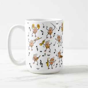 Musikinstrument Sten-kaffe Mugg