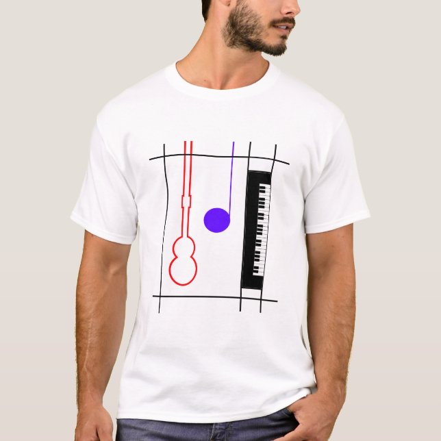 Musikinstrument T Shirt (Framsida)