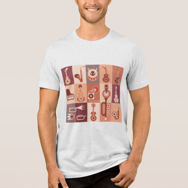 Musikinstrument T Shirt (Framsida)