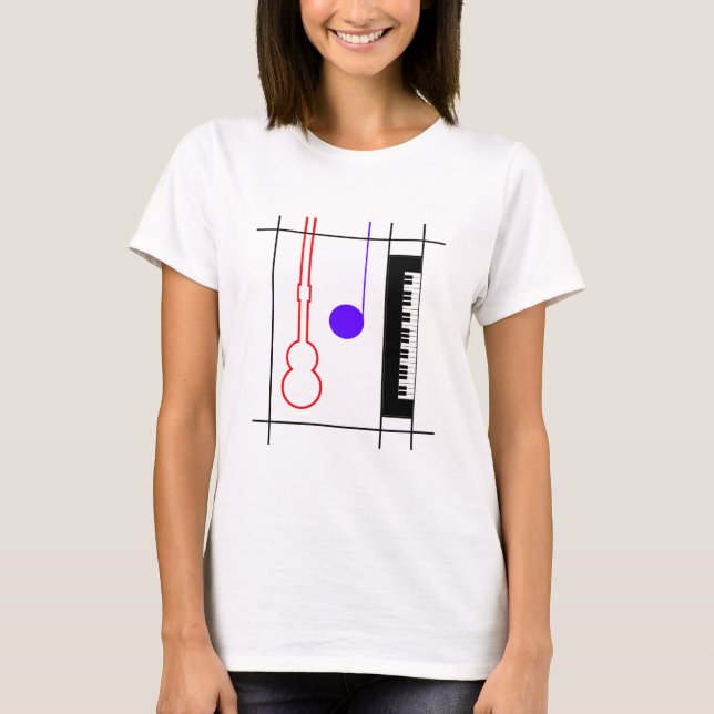 Musikinstrument T Shirt (Framsida)