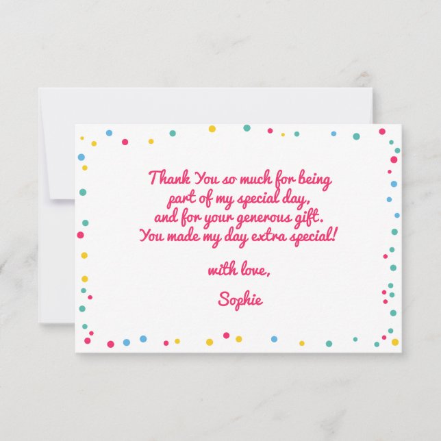 Musikinstrument tack för födelsedagspresent barn (Framsida)