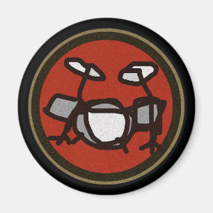 musikinstrument ~ trummor magnet