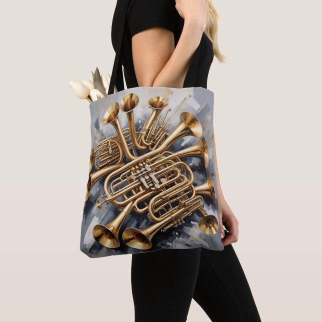 Musikinstrument Tygkasse (Närbild)
