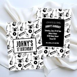 Musikinstrumentets födelsedag inbjudningar