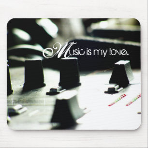 Musikkärlekblandare Mousepad Musmatta