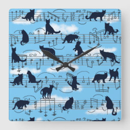 musikkittens fyrkantig klocka