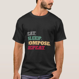 Musikkomposition Kompositörer för låtskrivare T Shirt