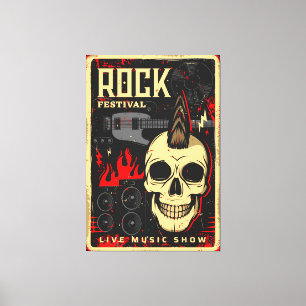 Musikkonsert Canvastryck