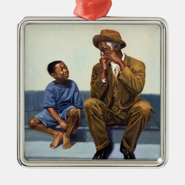 Musikkurs #2 2000 julgransprydnad metall (Framsidan)