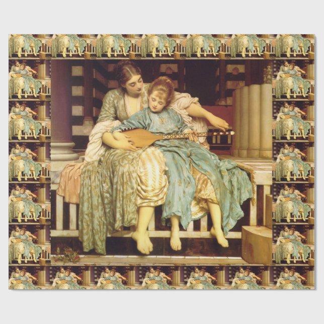 Musikkursen av Frederic Leighton Presentpapper (Platt)