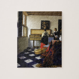 Musikkursen av Johannes Vermeer Pussel