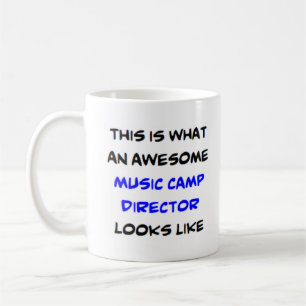 Musiklägerregissör, fantastisk kaffemugg