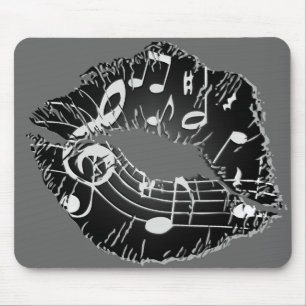Musikläppar Mousepad Musmatta