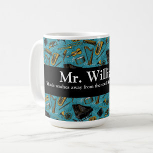 Musiklärare, Back to school, instrument Kaffemugg