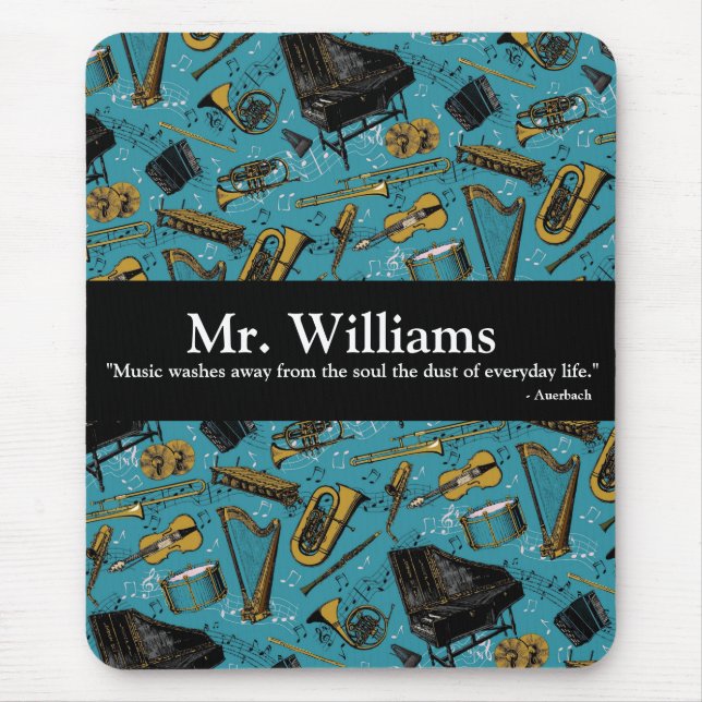 Musiklärare, Back to school, instrument Musmatta (Framsidan)