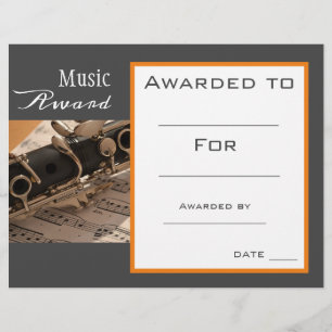 Musiklärare för musikpris för musikutmärkelse