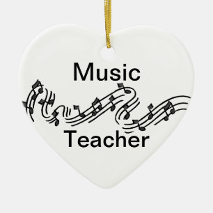 Musiklärare Julgransprydnad Keramik