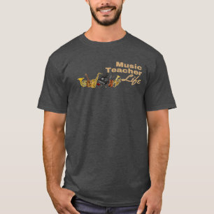 Musiklärare Life Shirt, musikinstrument T Shirt