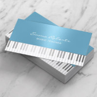 Musiklärare Modern Blue Piano Nycklar Musical