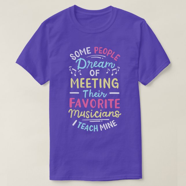 Musiklärare Musician 1 T Shirt (Design framsida)
