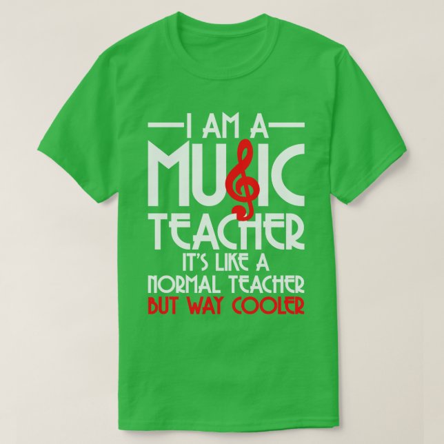 Musiklärare Musician 6 T Shirt (Design framsida)