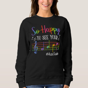 Musiklärare så Lycklig att du kan se Ansikte tillb T Shirt