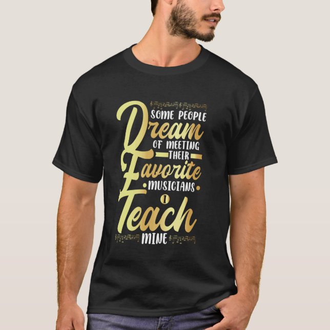 Musiklärare T Shirt (Framsida)