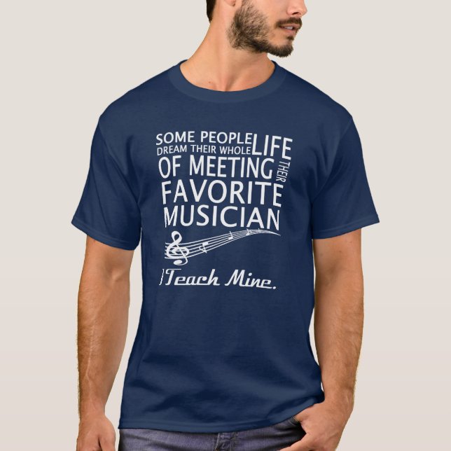Musiklärare Tee Shirt (Framsida)