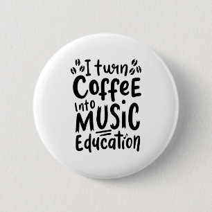 Musiklärare vänder kaffe till musikutbildning knapp