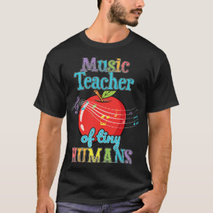 Musiklärare vid Tiny Humans Choir Orchestra Älskar T Shirt