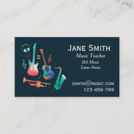 Musiklärare Visitkort
