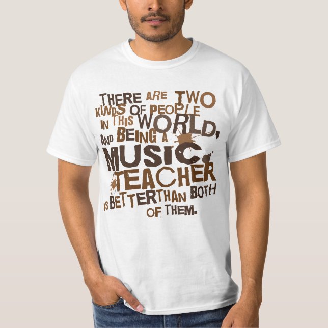 Musikläraregåva T-shirt (Framsida)