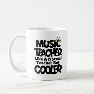 Musikläraren som en vanlig lärare men coolare kaffemugg