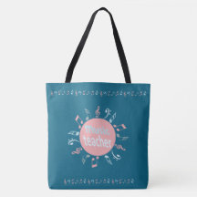 Musiklärarens elegant antecknar blå bakgrund