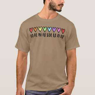 Musiklärarhjärta Musiklärare vintagevänner T Shirt