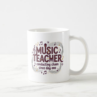Musiklärarmugg, Dirigerar Kaos Sedan Första Dagen Kaffemugg