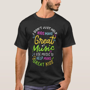 Musiklärarpresent - Hjälp barn att skapa musikalis T Shirt