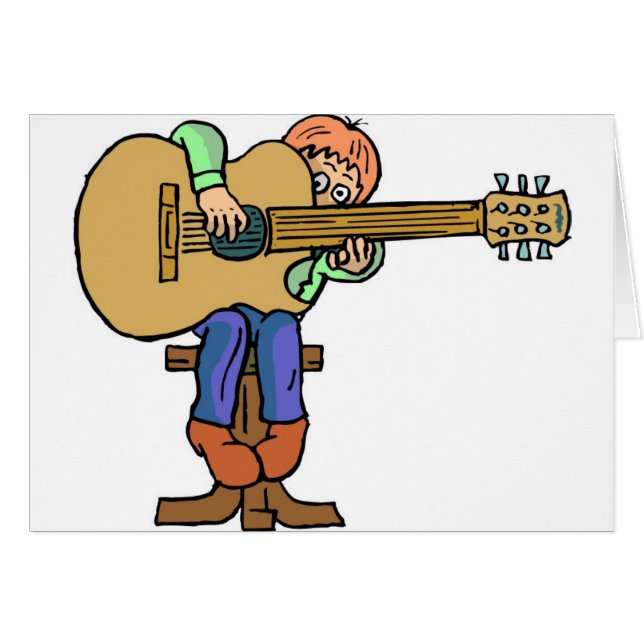 Musikläxor Hälsningskort (Framsidan Horizontal)