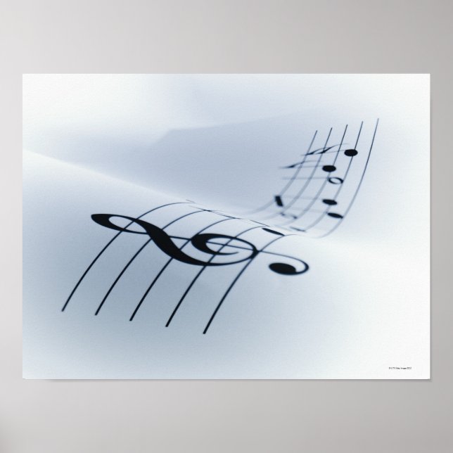 Musiklinje Poster (Framsidan)