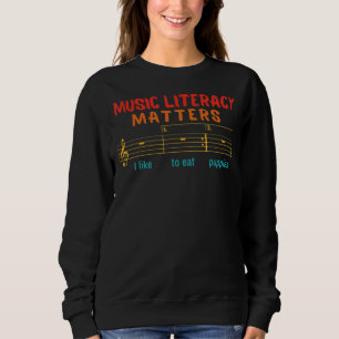 Musiklitteratur - saker som jag tycker om att äta  t shirt